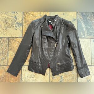 Leather Jacket- Peace Love World
